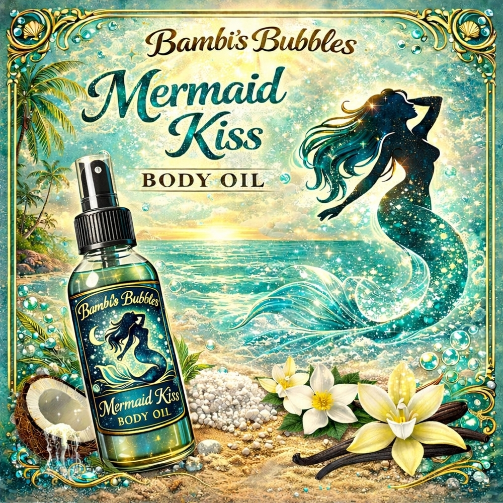 New! Bambis Bubbles Body Oil 2oz Assorted Scents - Picture 6 of 12